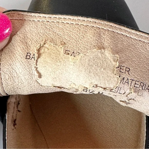 Neiman Marcus Leather Loafer 8.5 Minimalist Black - Picture 9 of 9